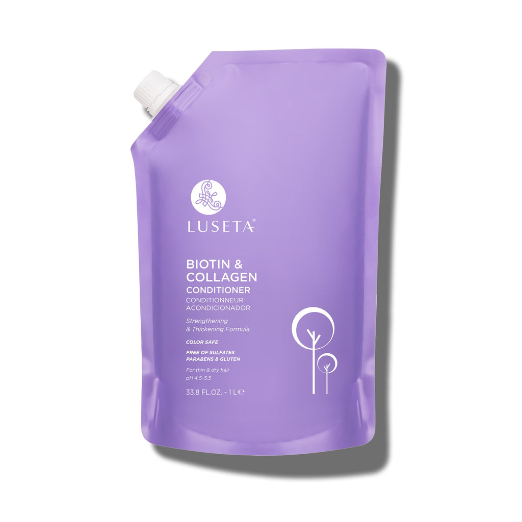 Biotin & Collagen Conditioner Pouch Conditioner Luseta Beauty 33.8oz 
