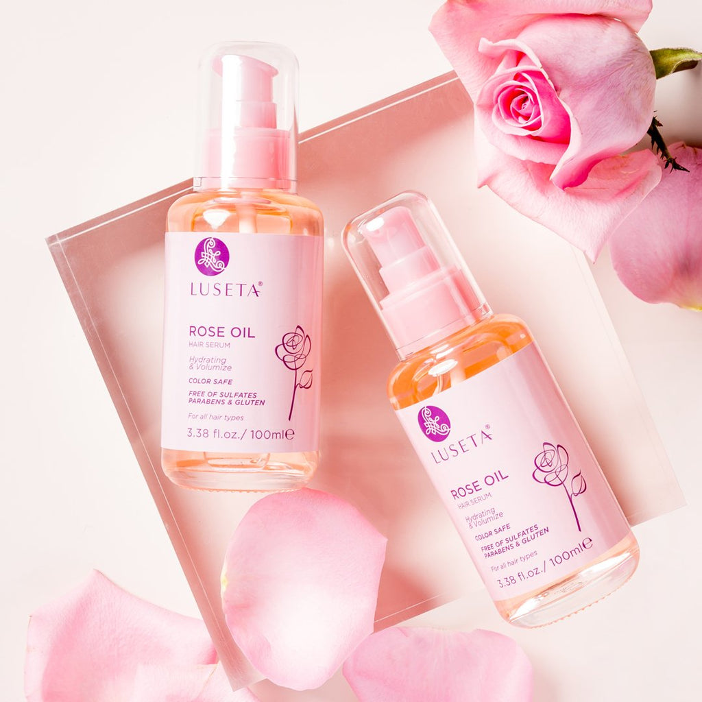 Rose Oil Hair Serum - Luseta Beauty