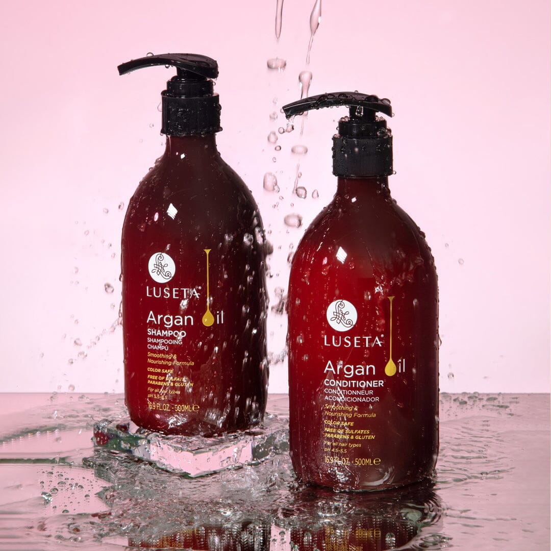 --Argan Oil Bundle Bundle Luseta Beauty 1 x 16.9oz Shampoo & Conditioner Set --