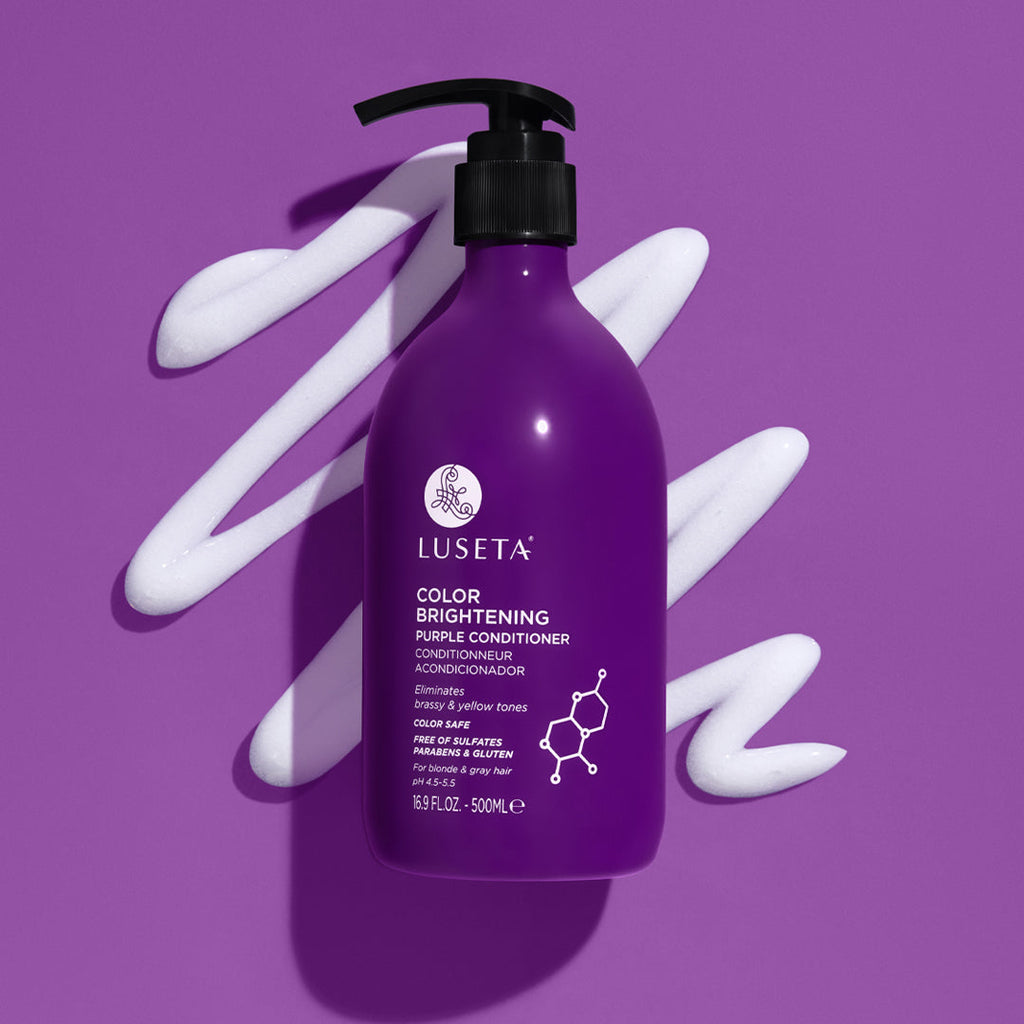 Color Brightening Purple Conditioner Conditioner Luseta Beauty 16.9oz 