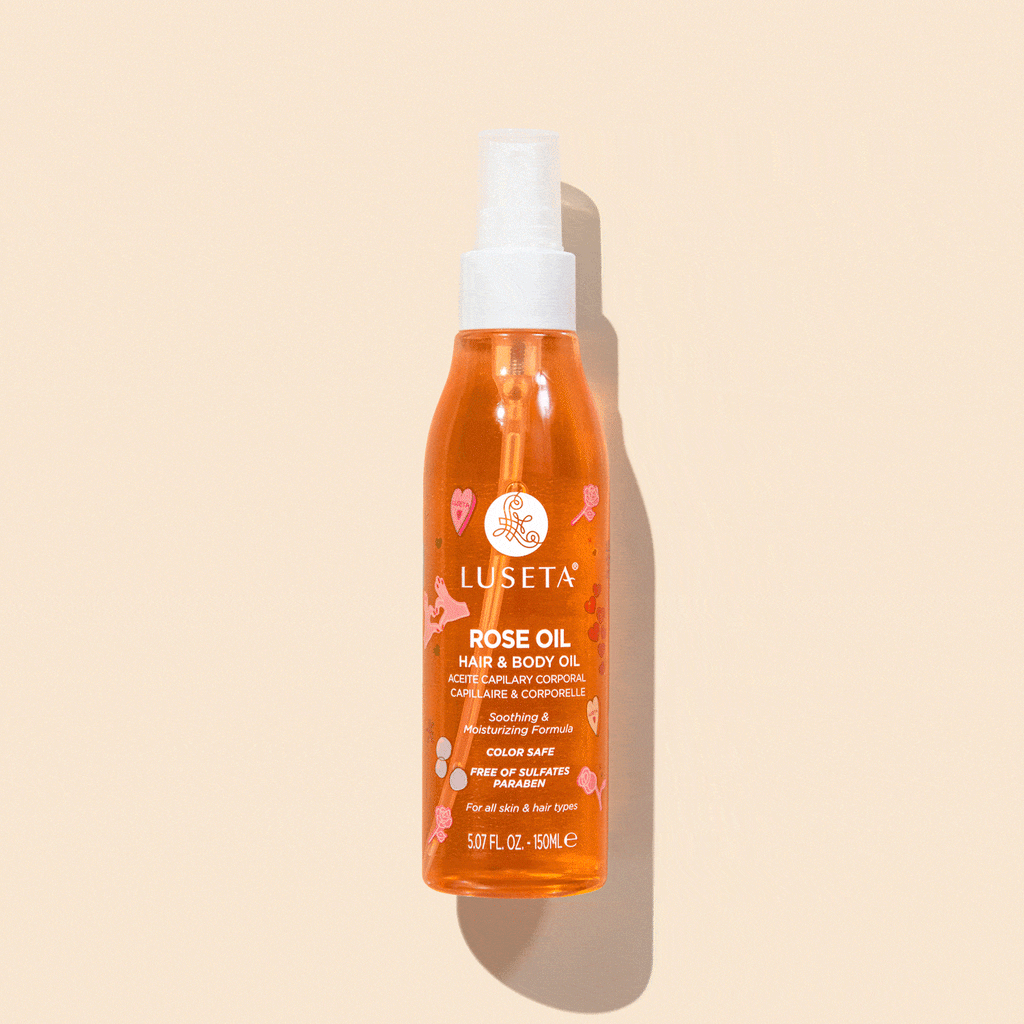 Rose Oil Body & Hair Oil - Luseta Beauty