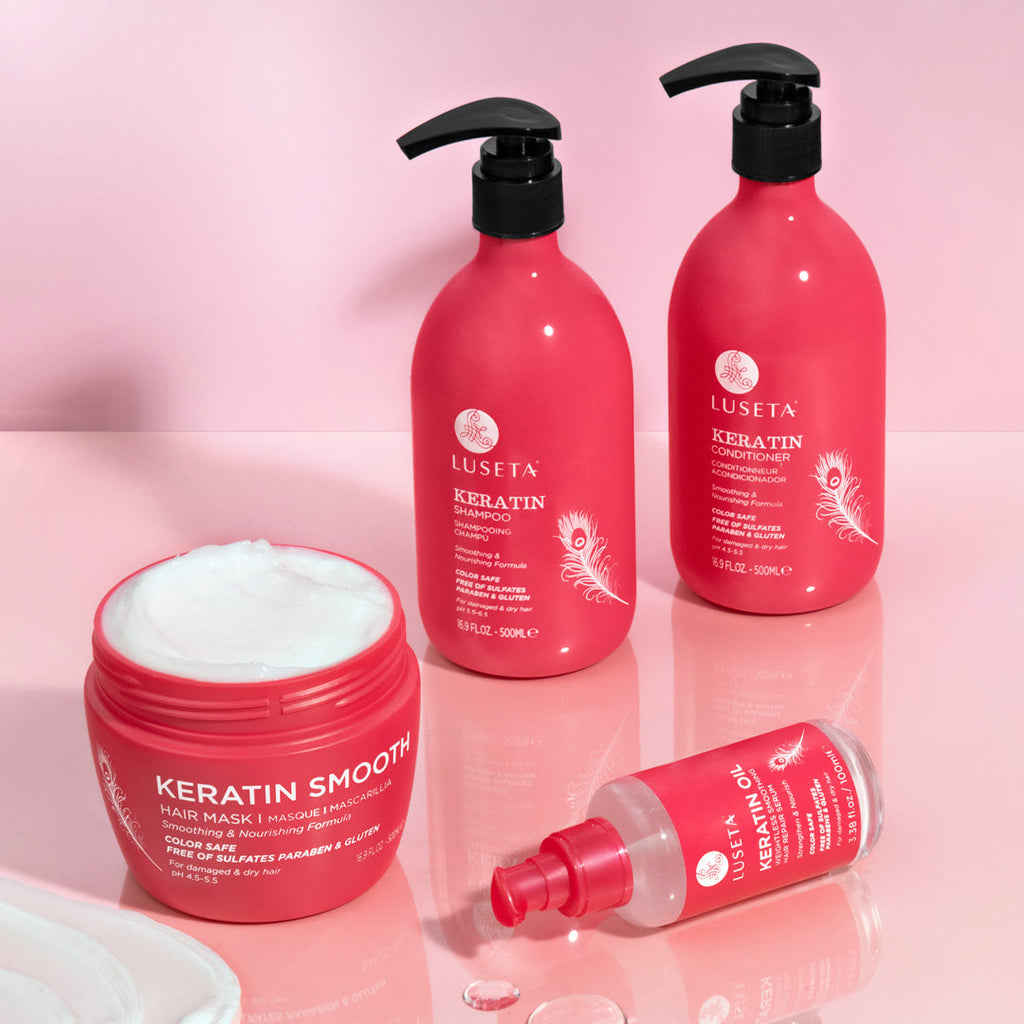 Keratin Bundle Bundle Luseta Beauty 4pcs Hair Care Bundle 16.9oz 