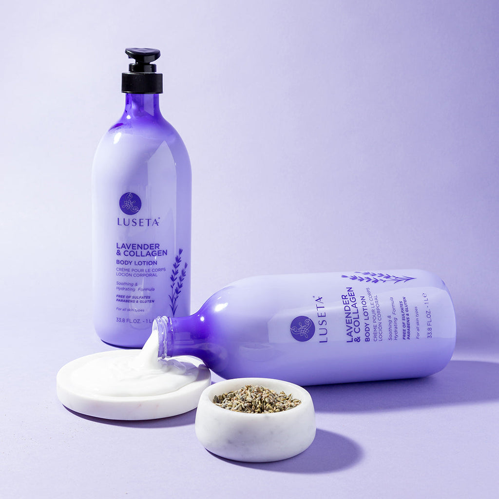 Lavender & Collagen Body Lotion Body Lotion Luseta Beauty 33.8oz 